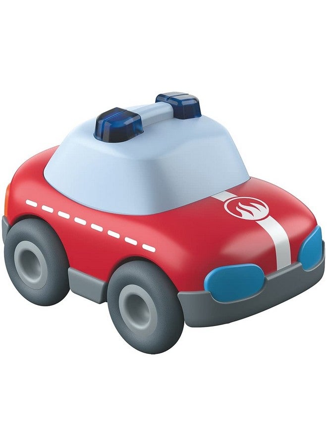 HABA Kullerbu Red Fire Truck Car with Momentum Motor - Can be Enjoyed with or Without The Kullerbu Track System - Ages 2+ - Image 1