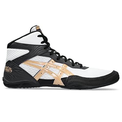 ASICS Men's Matflex 7 Wrestling Shoes, 6.5, White/Champagne - Image 1