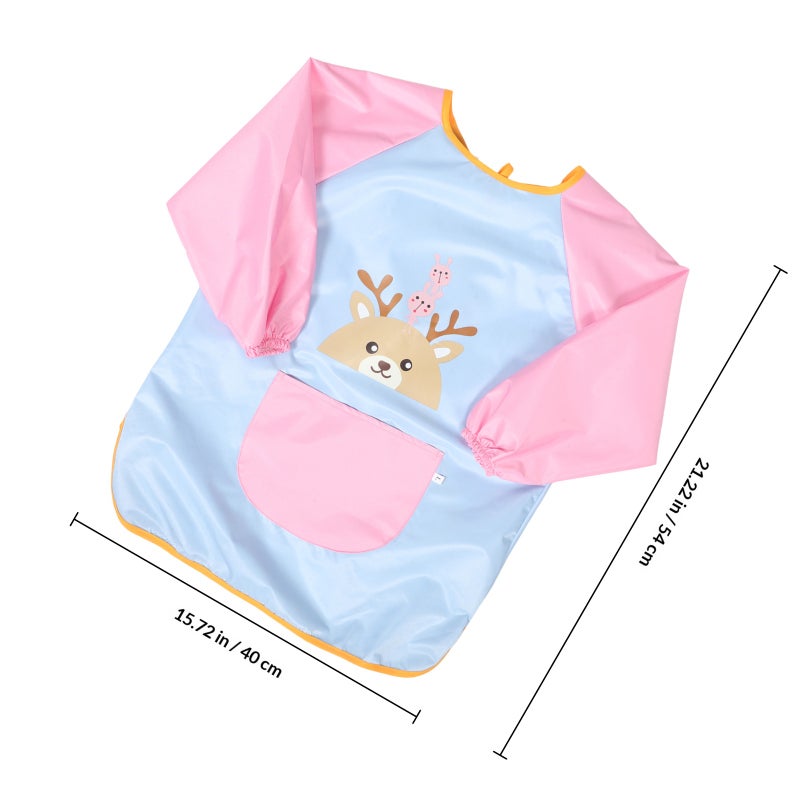 🧸 مئزر مقاوم للماء مع جيب وحجم قابل للتعديل للفنون والطعام - Image 2