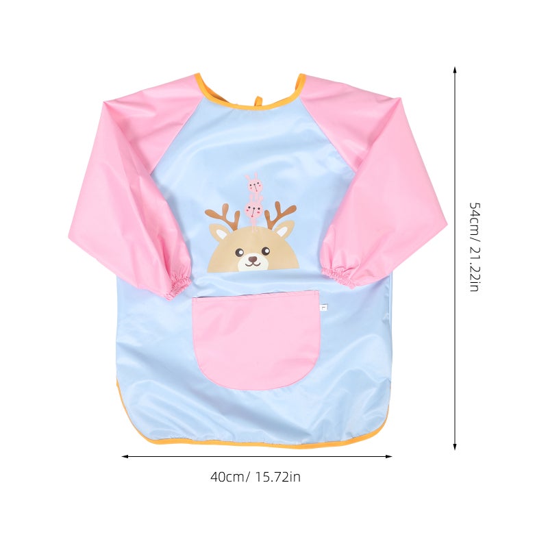 🧸 مئزر مقاوم للماء مع جيب وحجم قابل للتعديل للفنون والطعام - Image 4