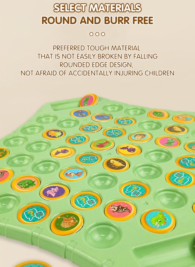 مطابقة لعبة الشطرنج القضاء على لعبة الشطرنج لغز لعبة المجلس ذاكرة الأطفال الشطرنج سطح المكتب لعبة الذاكرة التدريب التفاعل بين الوالدين والطفل نوعين من اللعب - Image 1