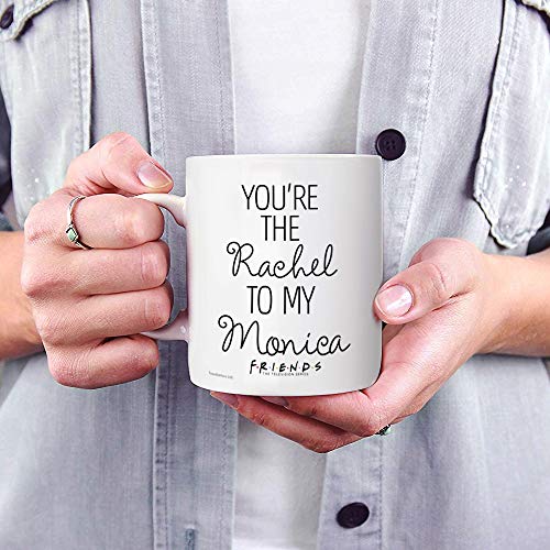 Trend Setters Friends The Television Series – You’re the Rachel to my Monica – OFFICIAL MERCHANDISE - 11 oz White Ceramic Coffee or Tea Mug – Perfect for Gifting or Collecting WMUG1058 - Image 3