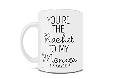 Trend Setters Friends The Television Series – You’re the Rachel to my Monica – OFFICIAL MERCHANDISE - 11 oz White Ceramic Coffee or Tea Mug – Perfect for Gifting or Collecting WMUG1058 - Image 5