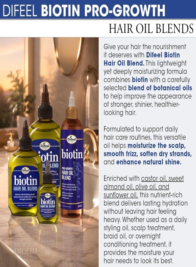 Difeel Premium Biotin Hair Oil 7.1 oz. (Pack of 2) - Image 4