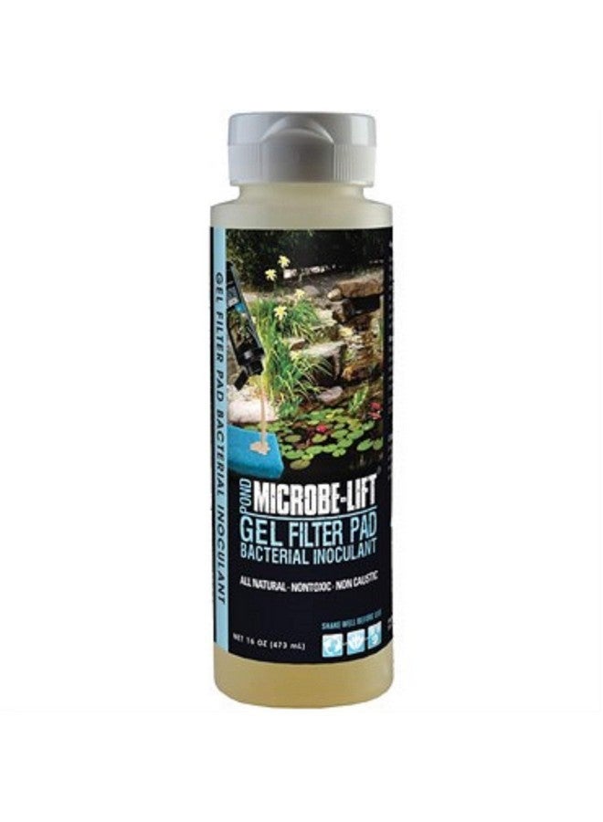 MICROBE-LIFT Microbe Lift 16-Ounce Pond Gel Filter Pad Bacterial Inoculant GEL16