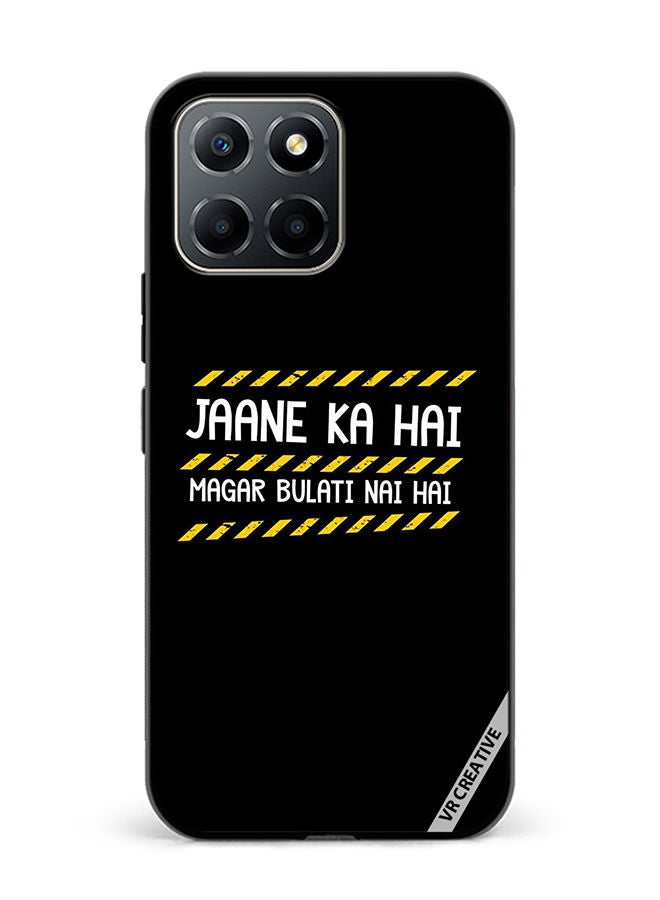 VR CREATIVE Protective Case Cover For Honor X6 Jaane Ka Hai Design Multicolour - Image 1