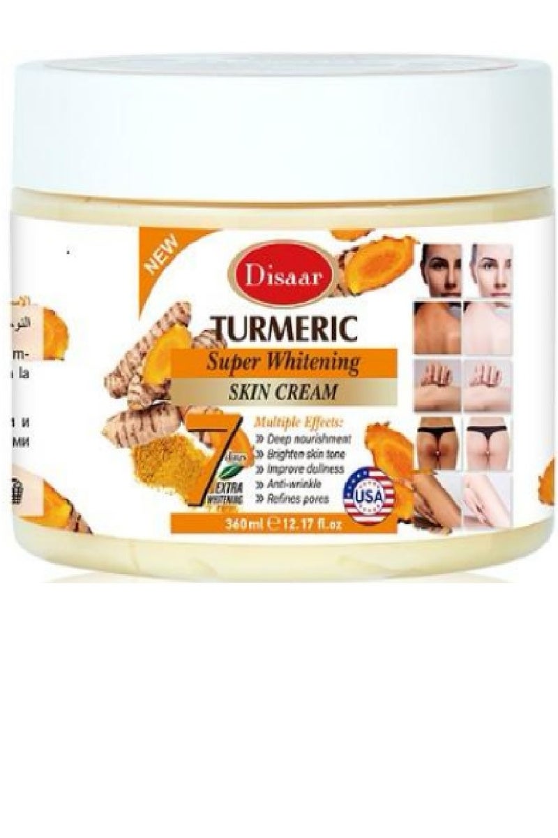 Disaar Turmeric Super Whitening Skin Cream 360 ml