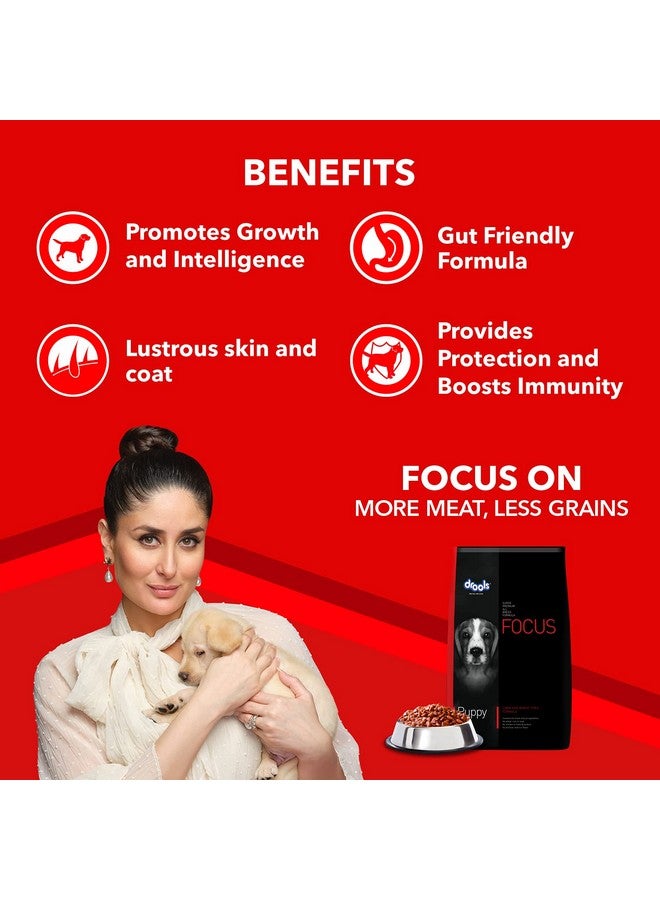 Drools Focus Puppy Super Premium Dry Dog Food, 4kg Pack - Image 3