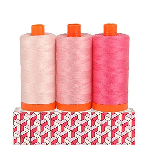 Aurifil 50wt Cotton Color Builder Thread CollectionSardinia Pink