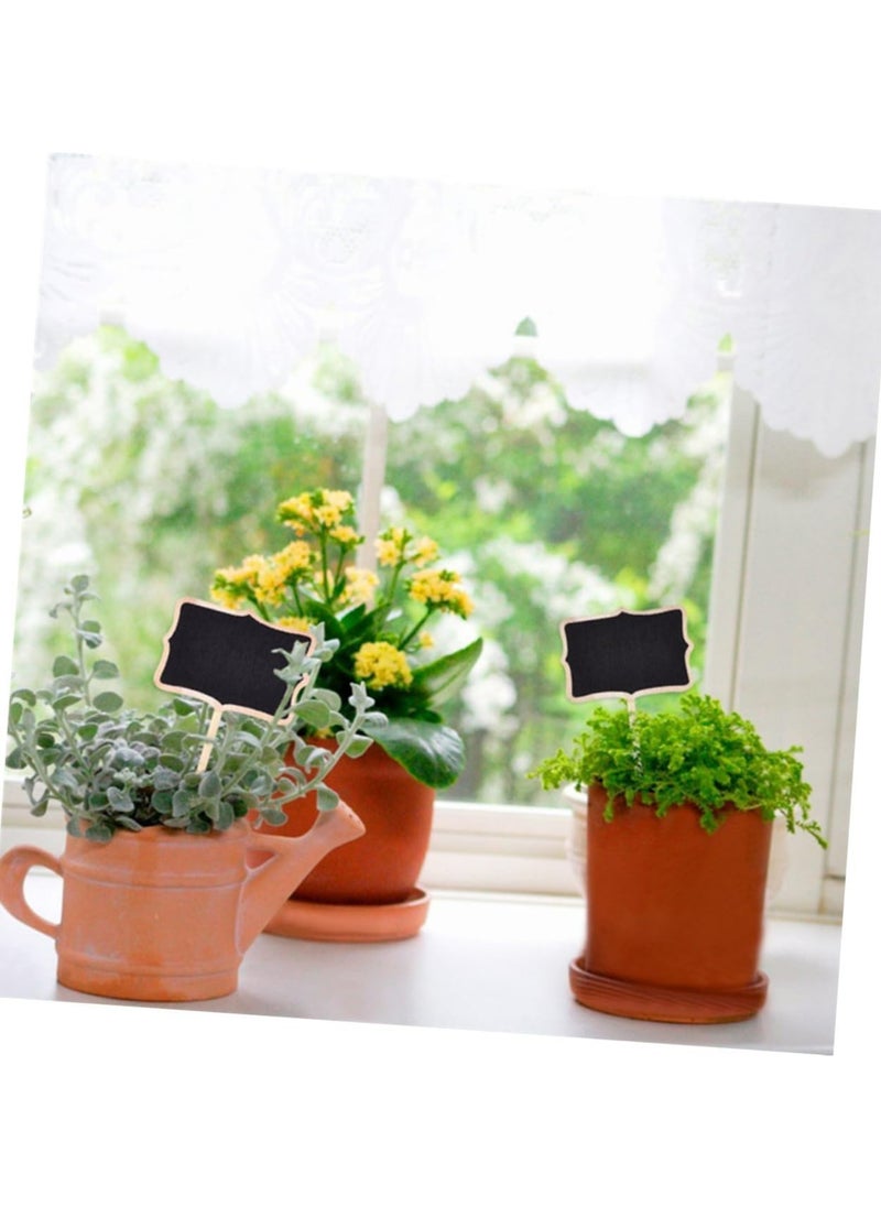 Oasisgalore 20-Pack Mini Chalkboards - Versatile Blackboards for Tags, Plant Labels, Home & Garden Decor  - Image 3