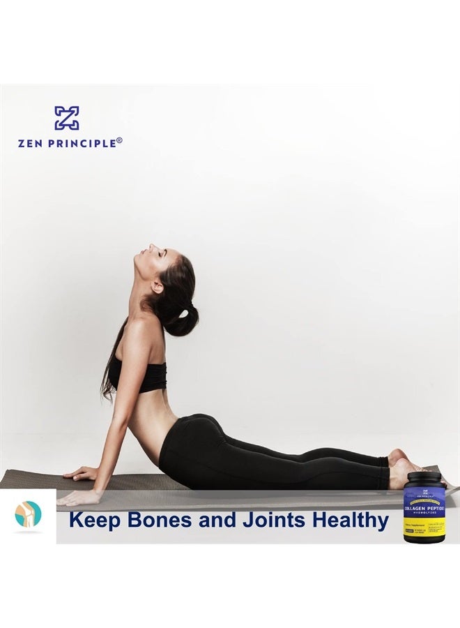 Zen Principle EXTRA LARGE Grass-Fed Collagen Peptides 3 lb. Custom Anti-Aging Hydrolyzed Protein Powder for Healthy Hair, Skin, Joints & Nails. Paleo and Keto Friendly, GMO and Gluten Free, Pasture-Raised Bovine. - Image 4