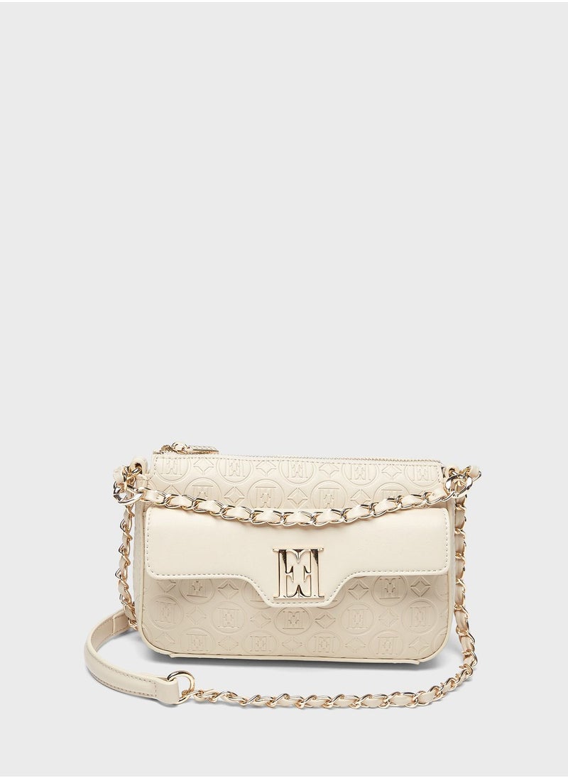 ELLE - Flap Over Crossbody - Image 1