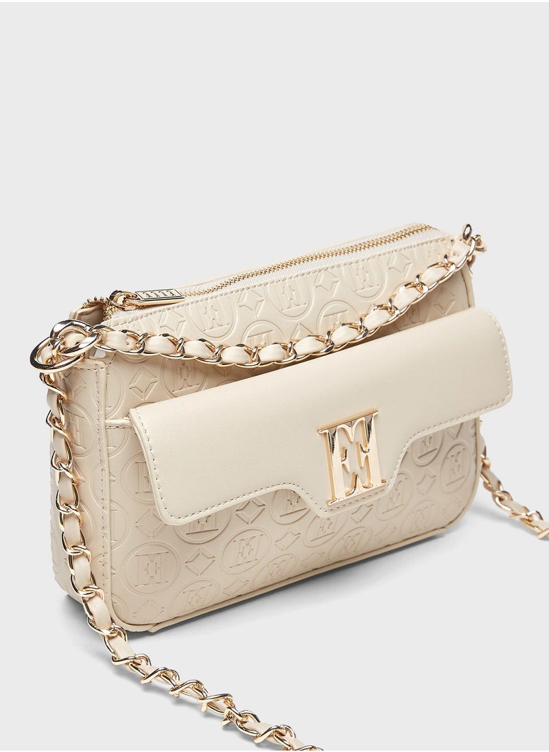 ELLE - Flap Over Crossbody - Image 1