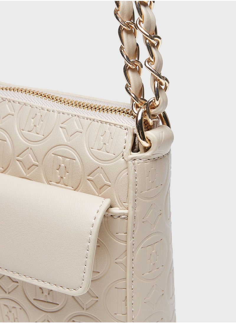 ELLE - Flap Over Crossbody - Image 1