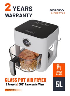 5L Air Fryer - White