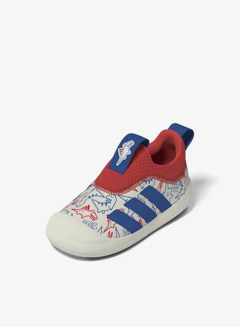 adidas أحذية رياضية مونوفيت دينو آي يو بيضاء للأطفال