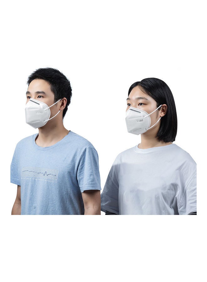 نيبمينينت عبوة كمامات مطاطية KN95 ب4 طبقات للاستخدام مرة واحدة مكونة من 10 قطع - Image 4