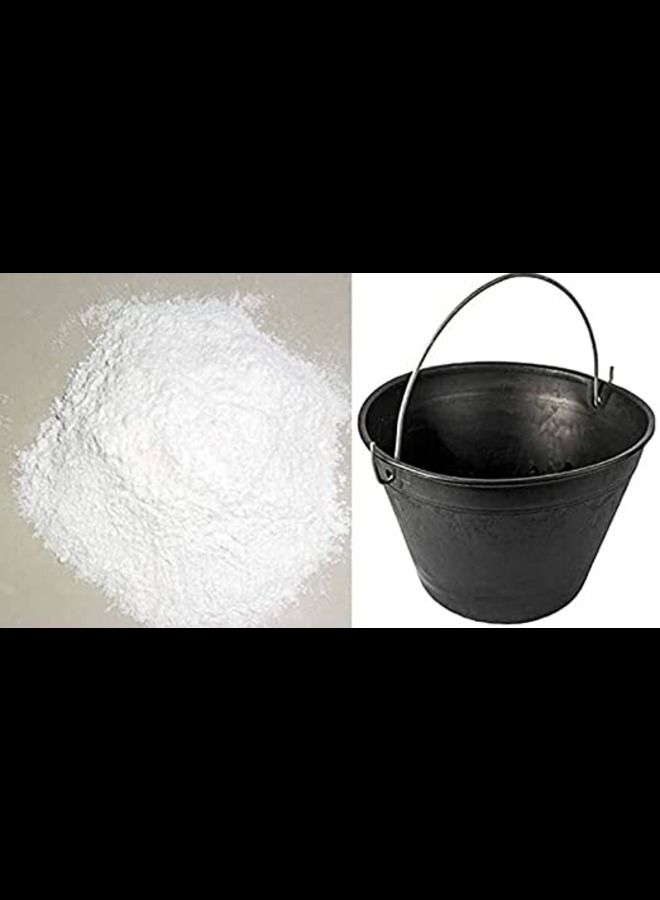 ABBASALI 2KG White Cement With Trowel And PVC Bucket Portland For Home Use - Image 2