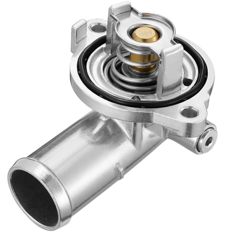 BDFHYK 9023035 Upgrade Aluminium Coolant Thermostat Housing Assembly Compatible with Chrysler 20112022 300Compatible with Dodge 20112022 Challenger Charger 36L Replace 5184977AD 5184977AE 824203