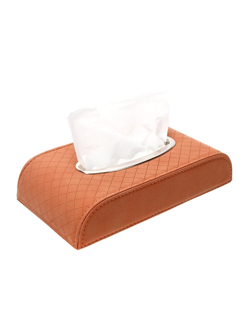 LAWAZIM Car Tissue Box - Storage Box Armrest Seat Napkin Organizer Interior Accessories Tissue Dispenser for Car, Office, Home, Desk, Travel, and Daily Use - Ideal for Organized Access - Image 2
