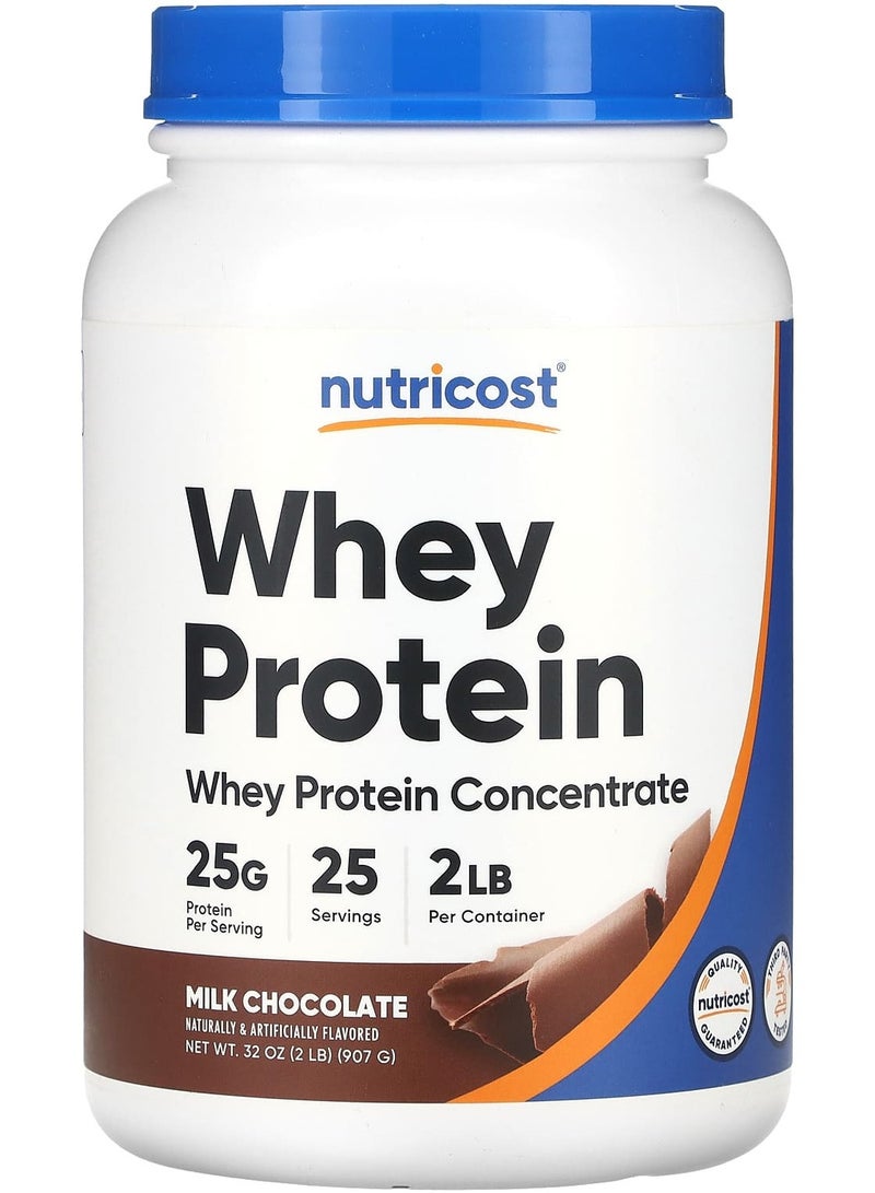 Nutricost Whey Protein Concentrate, Milk Chocolate, 2 lb (907 g)