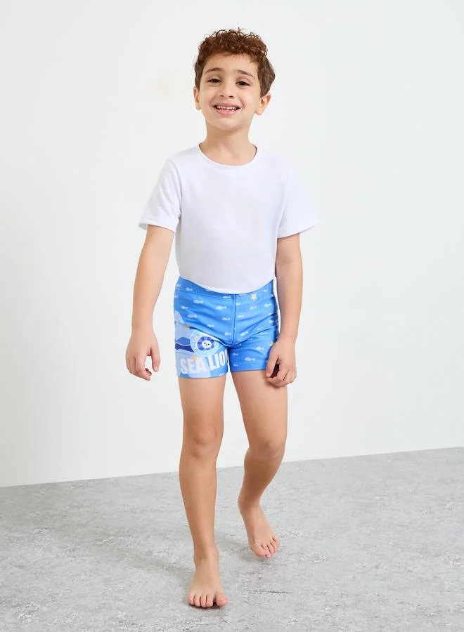 Styli Teens Graphic Swim Shorts