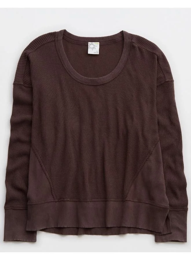 Aerie OFFLINE By Aerie Oversized Wow! Waffle T-Shirt