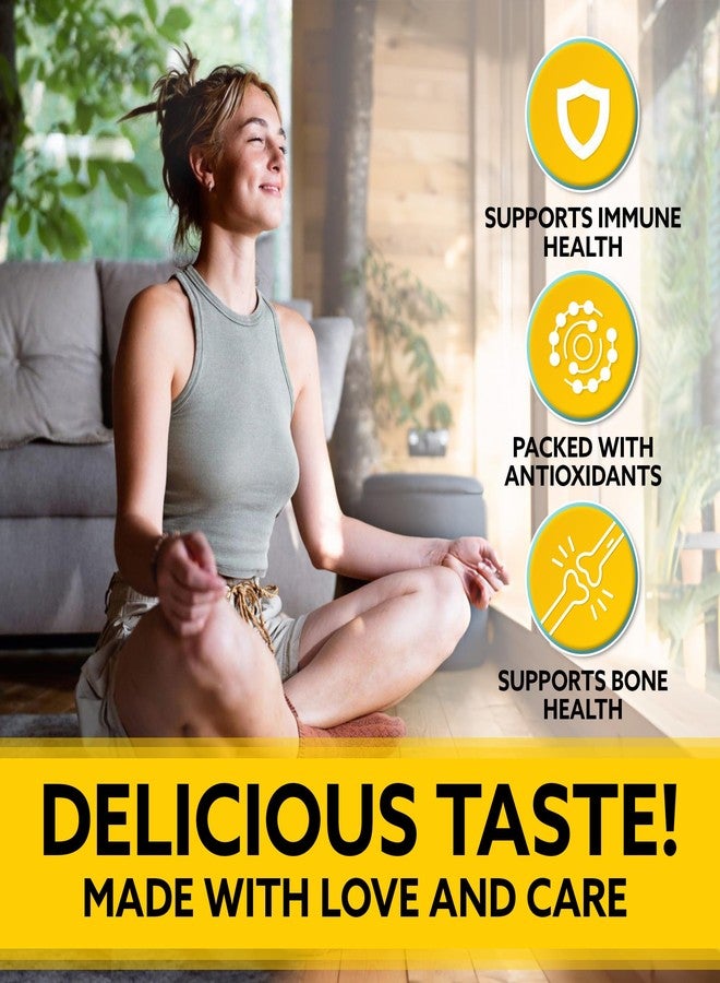 Droppels Zinc Citrate Gummies 11mg – Immune Support & Skin Health Supplement | Vegan, Plant-Based, Gluten Free, Gelatin Free, Non-GMO | Tropical Pineapple Chewable Zinc for Adults, 60 Count - Image 3