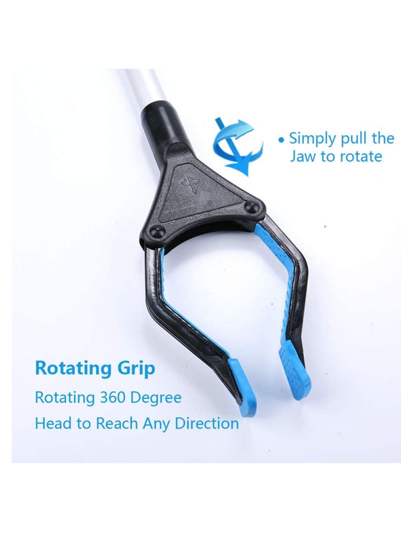 RDN - Foldable Reacher Grabber Tool 80cm Grabber Elderly Lightweight Extra Long Handy Trash Claw Assist Tool For Trash Pick Up Nabber Litter Picker Arm Extension - Image 1