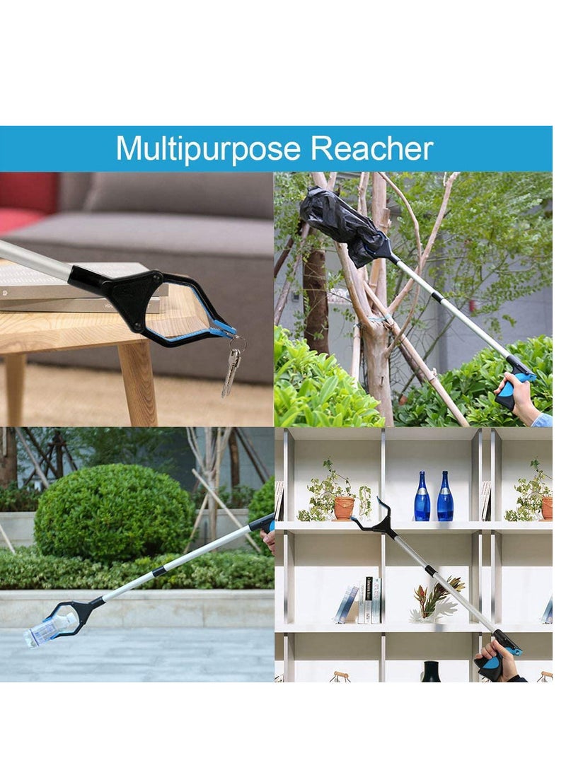 RDN - Foldable Reacher Grabber Tool 80cm Grabber Elderly Lightweight Extra Long Handy Trash Claw Assist Tool For Trash Pick Up Nabber Litter Picker Arm Extension - Image 1