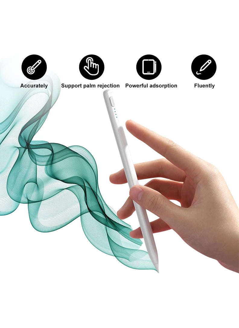 Theodor Stylus Pen for Touch Screens with Rechargeable Universal Active Stylus Pen Compatible with iOS/Android/Tablet/Phones/iPad pro/Mini/Air/ Microsoft Surface Digital Pencil for Writing and Drawing