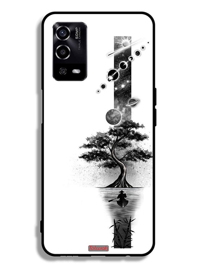 Tolwak Oppo A55 4G Protective Case Cover Earth Space Art - Image 2