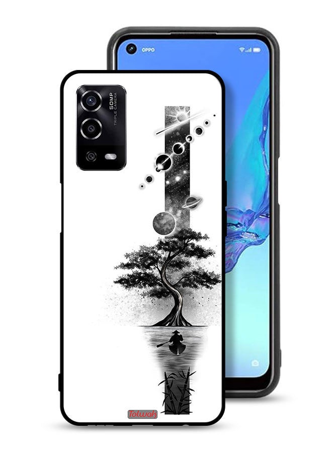 Tolwak Oppo A55 4G Protective Case Cover Earth Space Art - Image 1