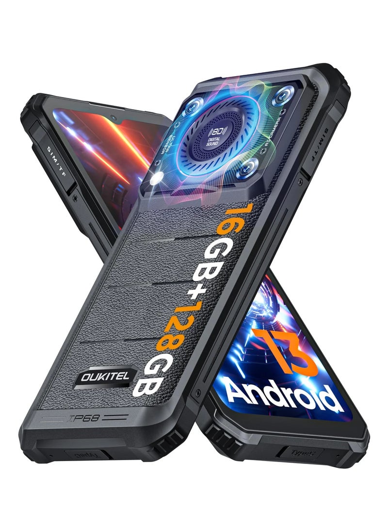 أوكيتل WP36 Rugged Phone 10600mAh Battery 8D Sound Triple-Cam 16GB+128GB MediaTek 8788 - Image 1