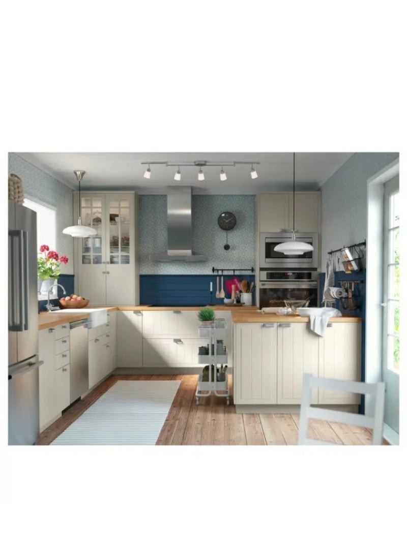 Directional ceiling light with 5 bulbs and a nickel finish - Image 3