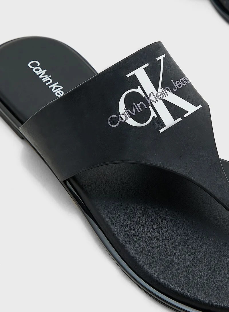 Calvin Klein Jeans Slip-On Flat Sandals