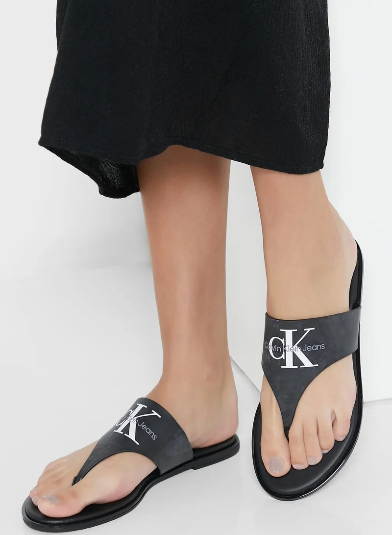 Calvin Klein Jeans Slip-On Flat Sandals