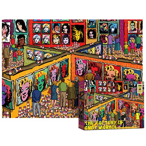 Antelope 1000 Piece Puzzle for Adults Andy Warhol Jigsaw Puzzles 1000 Pieces High Resolution Matte Finish Smooth Edging No Dust Creative Artistic Puzzle - Image 1