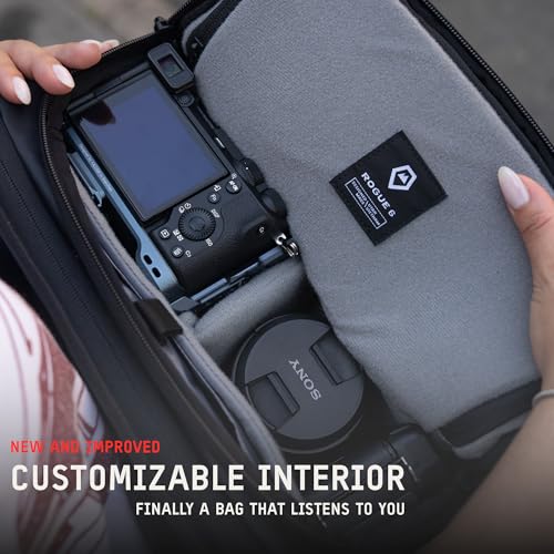 WANDRD All New ROGUE Sling V2: Weather-Resistant Everyday Carry Bag with Lightning Fast Access, Customizable Interior, Laptop Sleeve & Tripod Pocket – Minimalist Crossbody for Travel, EDC & Creators - Image 4