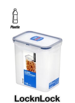 LOCK & LOCK LocknLock 1.5L Rectangular Tall Airtight Food Storage Container - BPA-Free, Microwave, Freezer, and Dishwasher Safe  - Image 1