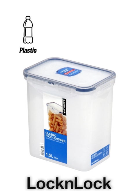 LocknLock 1.5L Rectangular Tall Airtight Food Storage Container - BPA-Free, Microwave, Freezer, and Dishwasher Safe