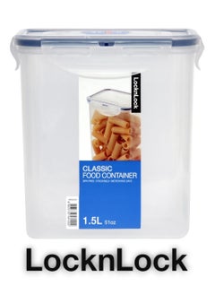 LOCK & LOCK LocknLock 1.5L Rectangular Tall Airtight Food Storage Container - BPA-Free, Microwave, Freezer, and Dishwasher Safe  - Image 2