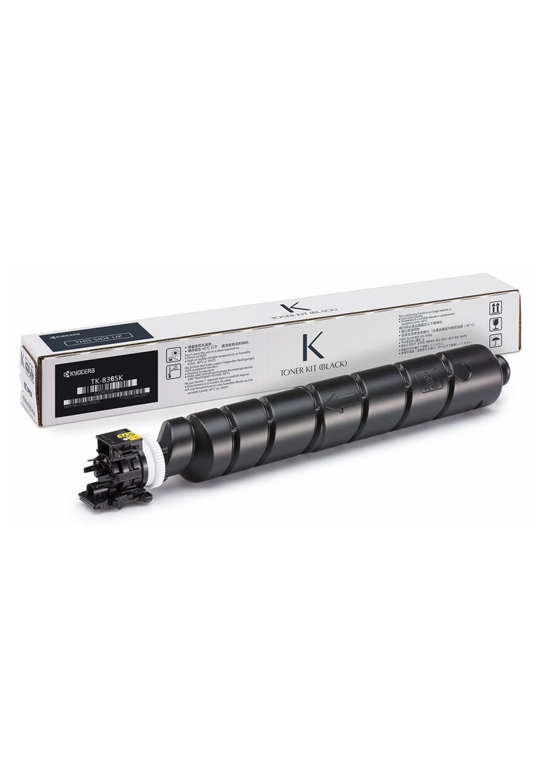 Kyocera TK-8365K Toner Cartridge, 25000 Page Yield, For Kalfa 2554ci Compatible, Black | TK-8365K - Image 1