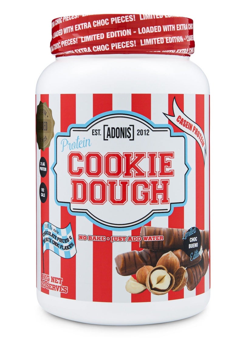 Adonis Protein Cookie Dough - Loaded Choc Bueno - (1 kg) - Image 1