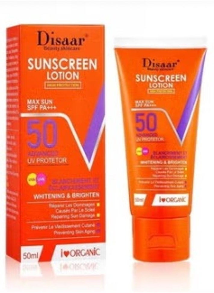 Disaar - Moisturizing, whitening and sunscreen lotion, strength 50 - Image 1