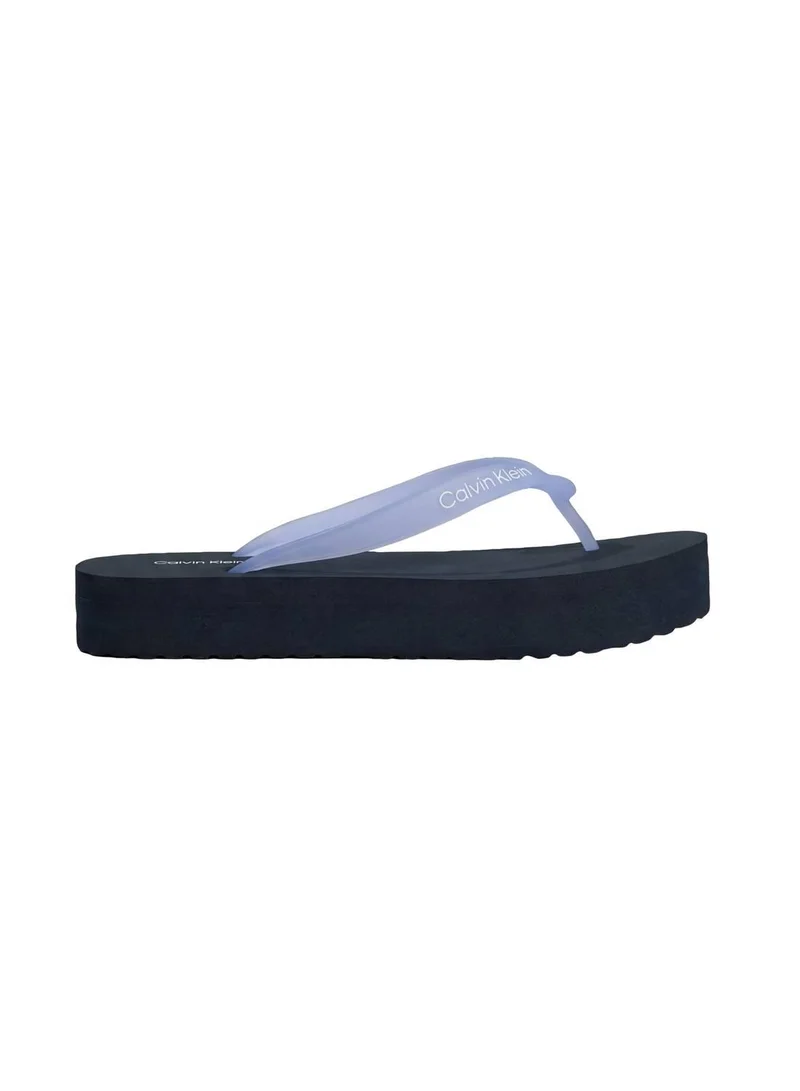 Pearlised Platform Flip Flops