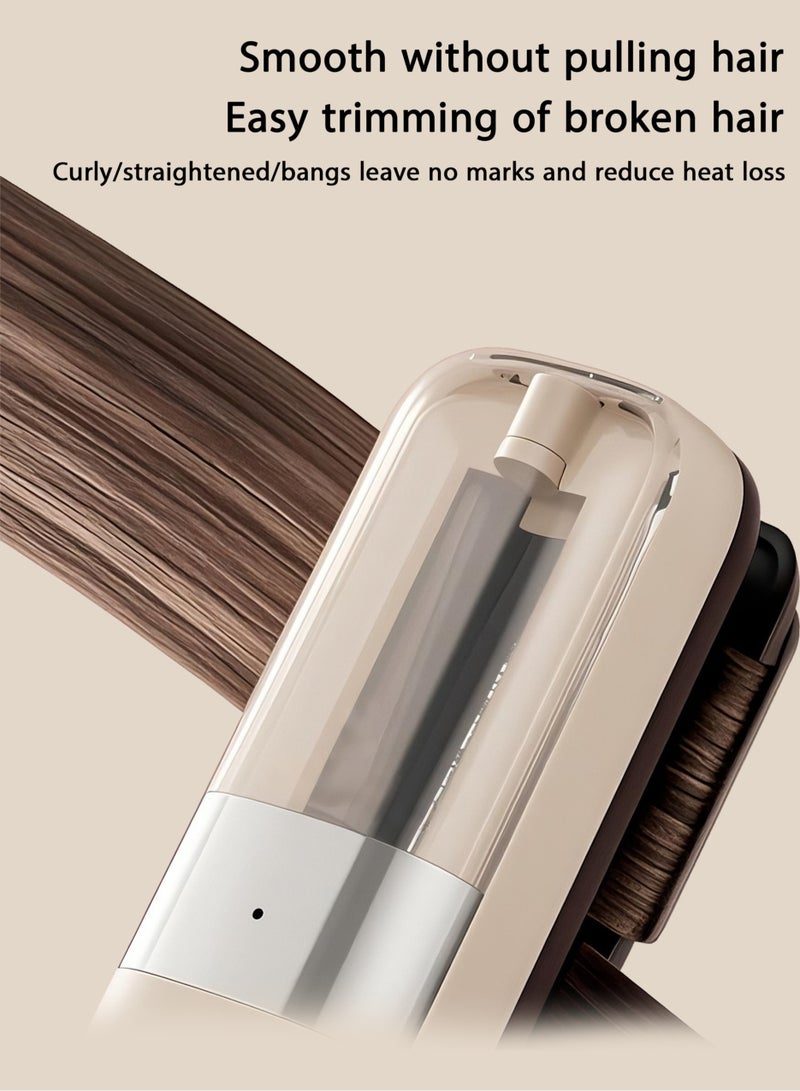 Jourvent 2 in 1 Hair Straightener Hair Split Ends Trimmer，Cordless Split End Hair Trimmer for Broken, Frizzy, Dry & Brittle Split Ends, Automatic Electric Hair Clipper for Home or Salon, No Loss of Length, Hair Care for Men & Women - Image 2