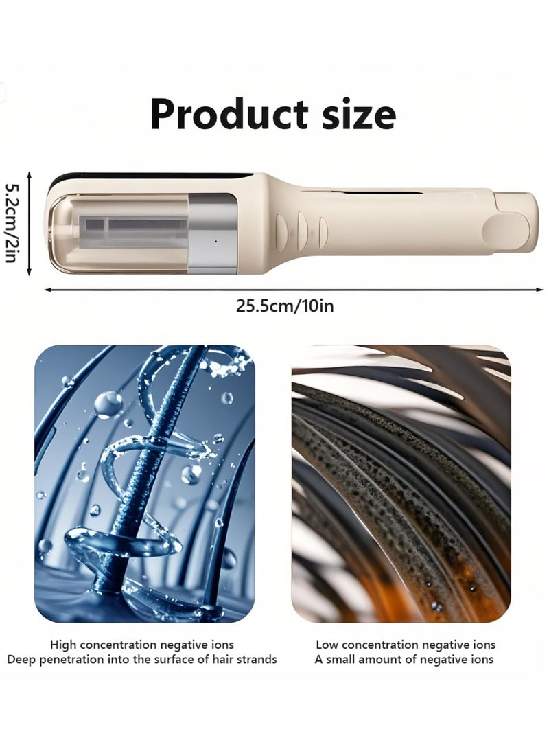 Jourvent 2 in 1 Hair Straightener Hair Split Ends Trimmer，Cordless Split End Hair Trimmer for Broken, Frizzy, Dry & Brittle Split Ends, Automatic Electric Hair Clipper for Home or Salon, No Loss of Length, Hair Care for Men & Women - Image 3