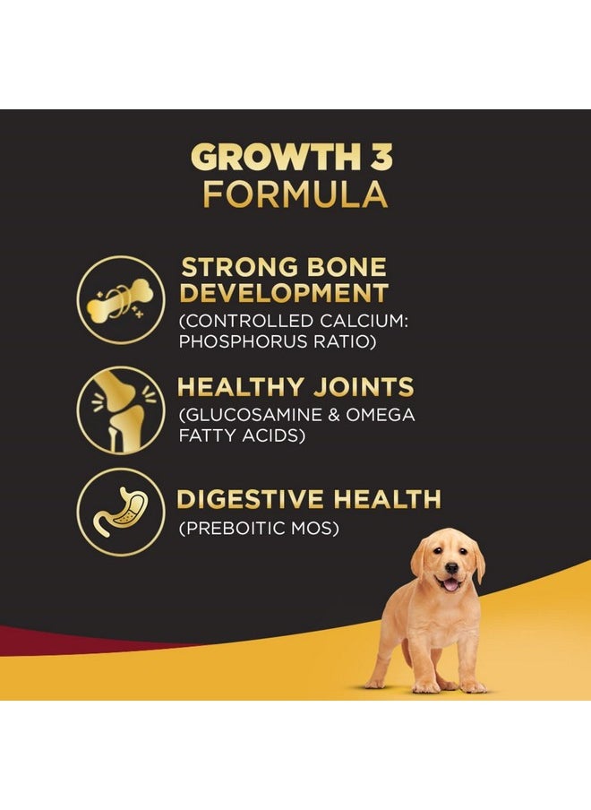 Pedigree - Pro Puppy, Large Breed (3-18 Months) Dry Dog Food, 3 Kg Pack, Chicken - Image 1