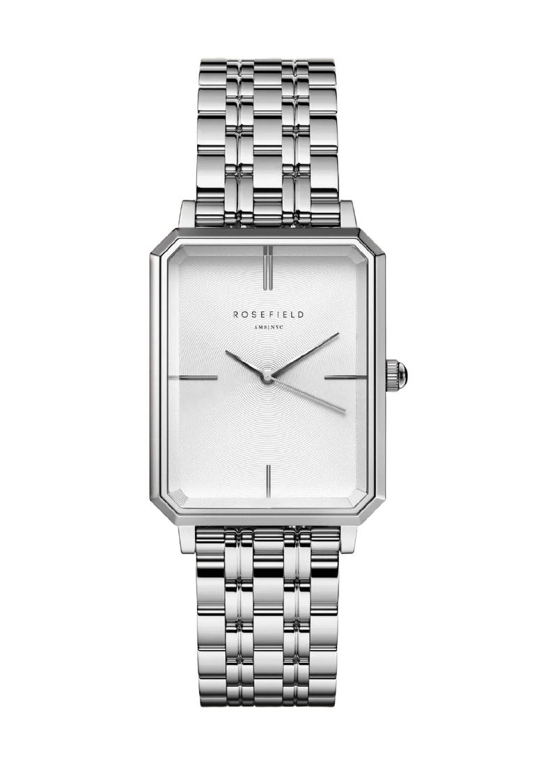 RoseField - Women's Octagon Silver Analog Quartz Stainless Steel Watch OCWSS-O41 - 23mm - Image 1